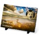 Plaque Funéraire pour chien de la plage