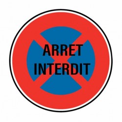 Sticker Arret Interdit