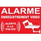 Sticker Alarme vidéo