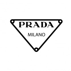 Sticker Prada triangle