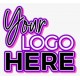 Sticker logo personnalisé couleur