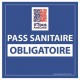 Sticker pass sanitaire obligatoire