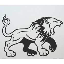 Sticker Lion rugit