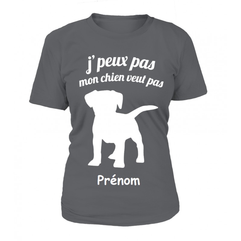 tee shirt personnalisé chien