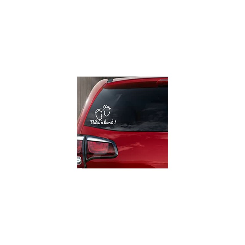 Autocollant Sticker Bebe A Bord Minnie Avec Prenom