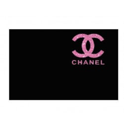 Sticker cb Chanel rose/black